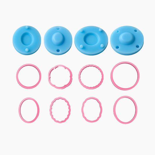 KEOKER Scalloped Edge Plate Clay Cutters and Clay Molds