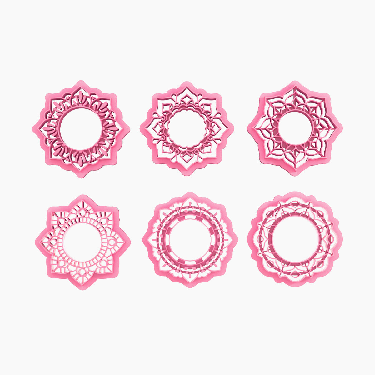 Keoker Mandala Circle Frame Polymer Clay Cutters