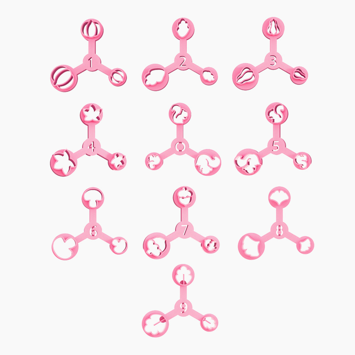 KEOKER Fall Mini Polymer Clay Cutters