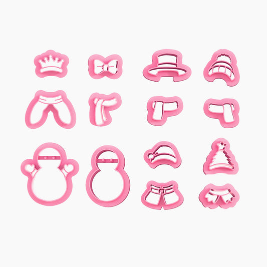 KEOKER Christmas Snowman Polymer Clay Cutters