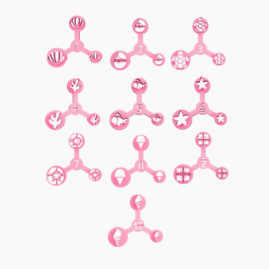 KEOKER Summer Polymer Clay Cutters