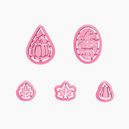 KEOKER Enamel Style Fall Polymer Clay Cutters