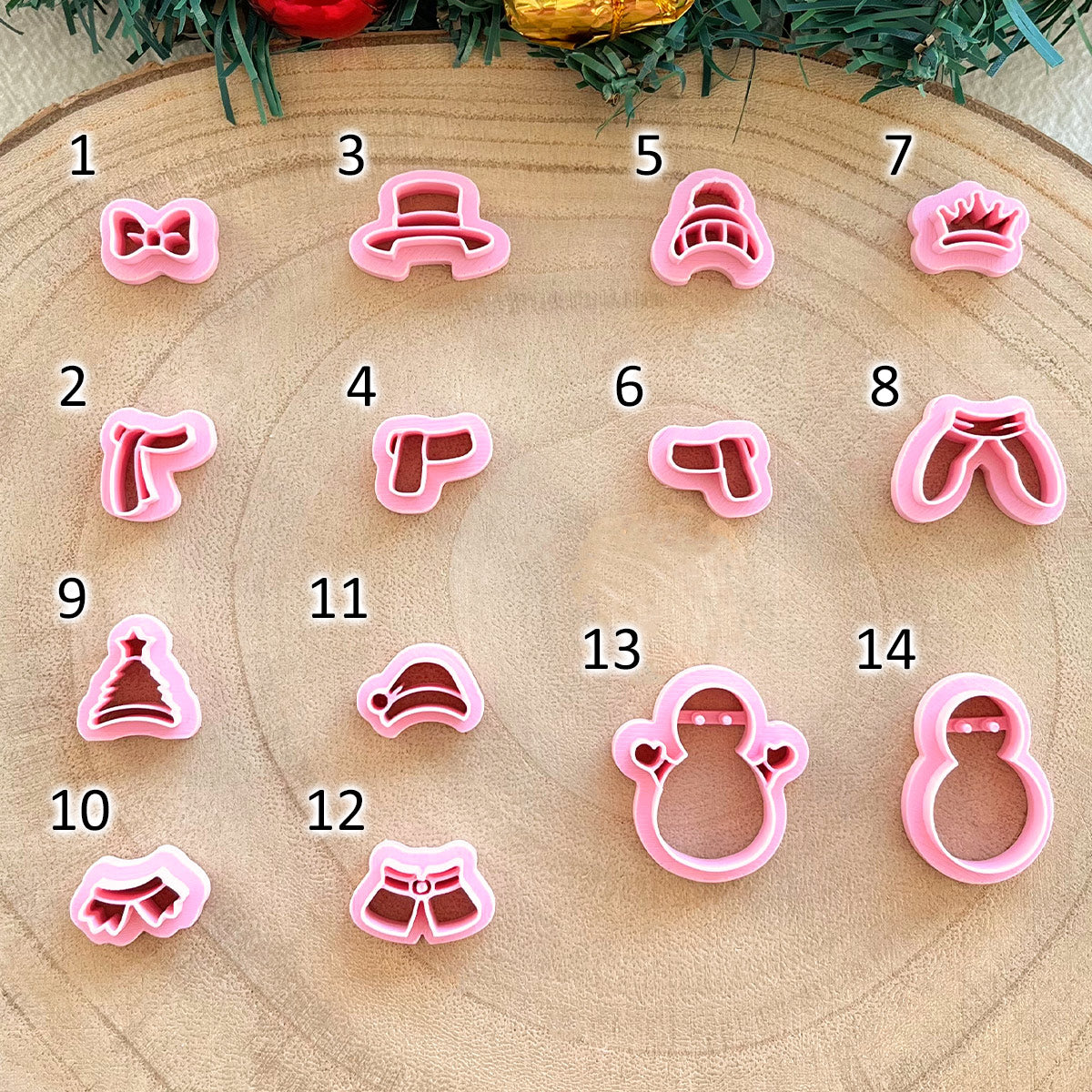 KEOKER Christmas Snowman Polymer Clay Cutters