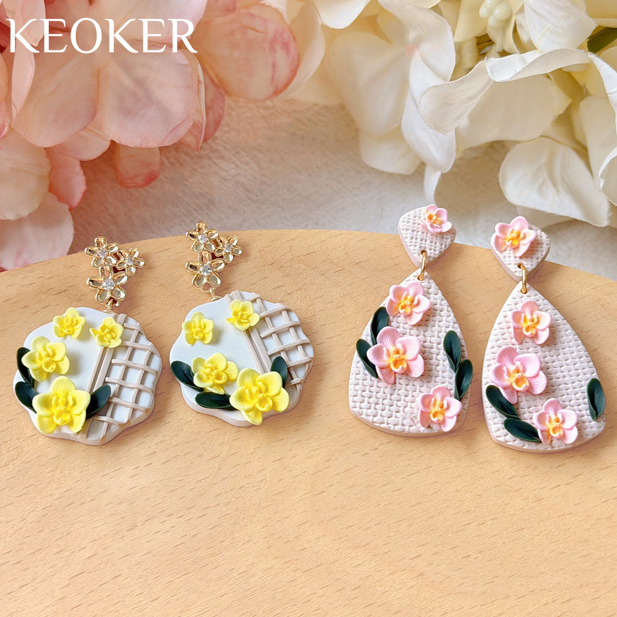 KEOKER Phalaenopsis Orchid Polymer Clay Molds