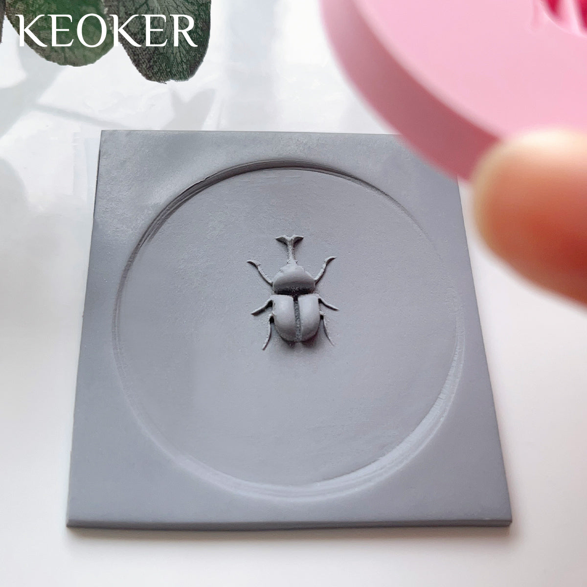 KEOKER Nature Insect & Reptile Clay Stamps