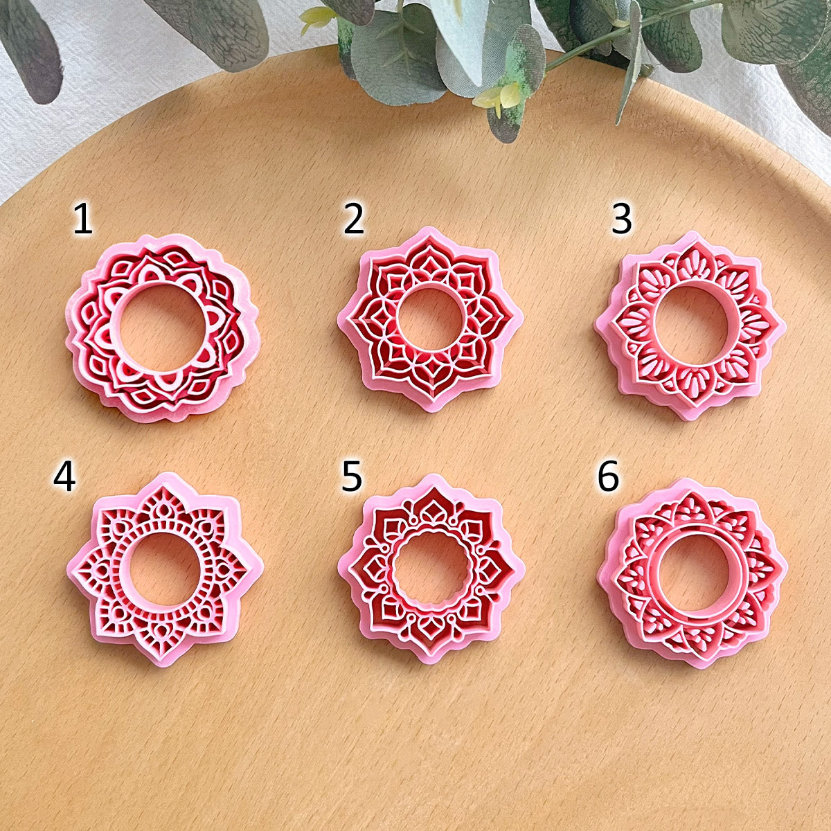 Keoker Mandala Circle Frame Polymer Clay Cutters