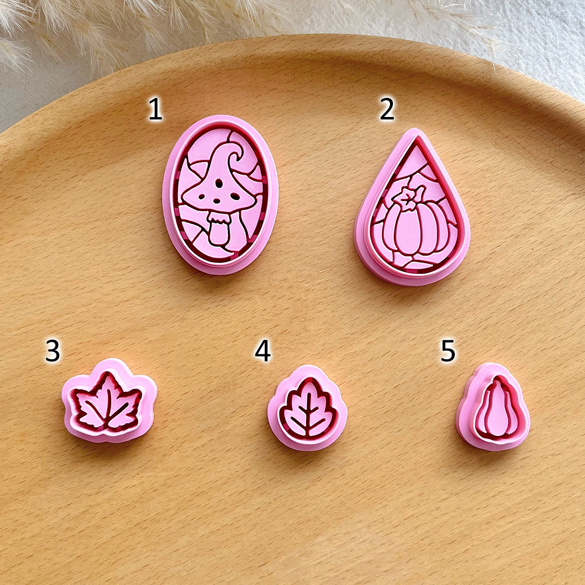 KEOKER Enamel Style Fall Polymer Clay Cutters