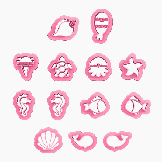 KEOKER Ocean Animal Clay Cutters