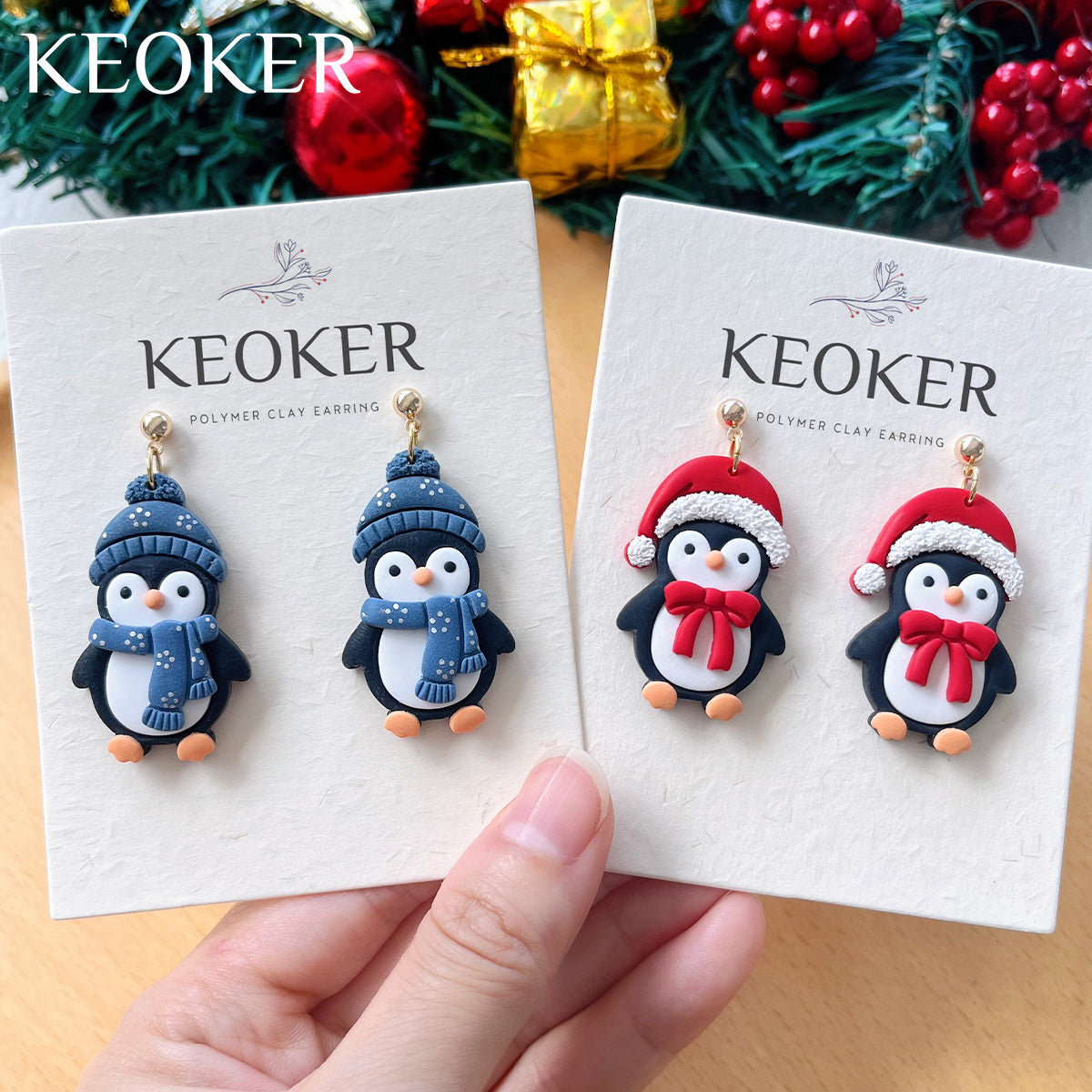 KEOKER Christmas Penguin Polymer Clay Cutters