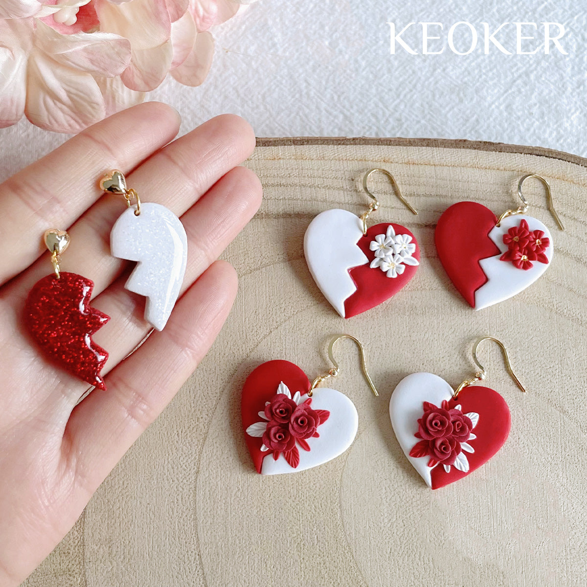 KEOKER Horror-Themed Valentines Day Clay Cutters