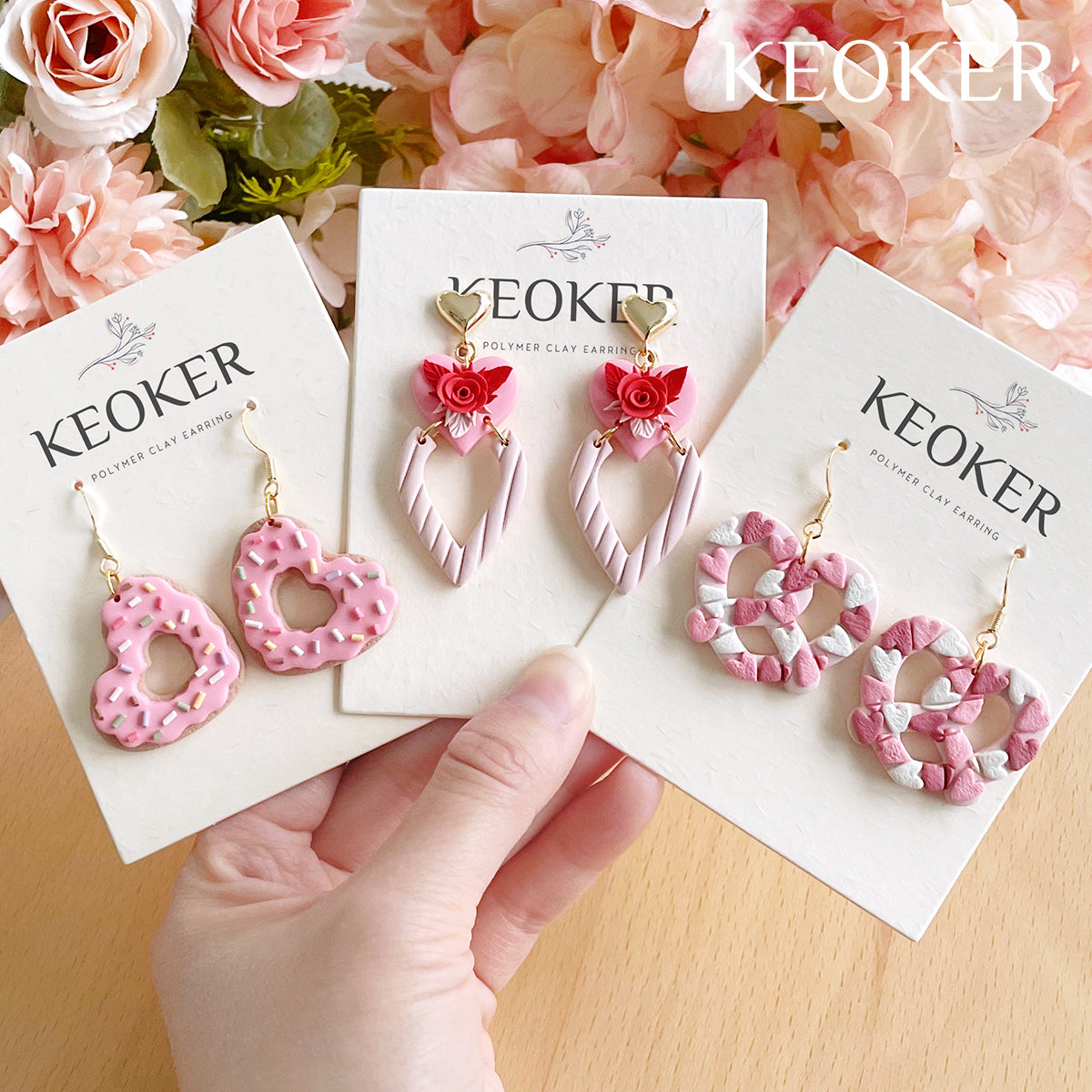 KEOKER Valentines Day Clay Cutters