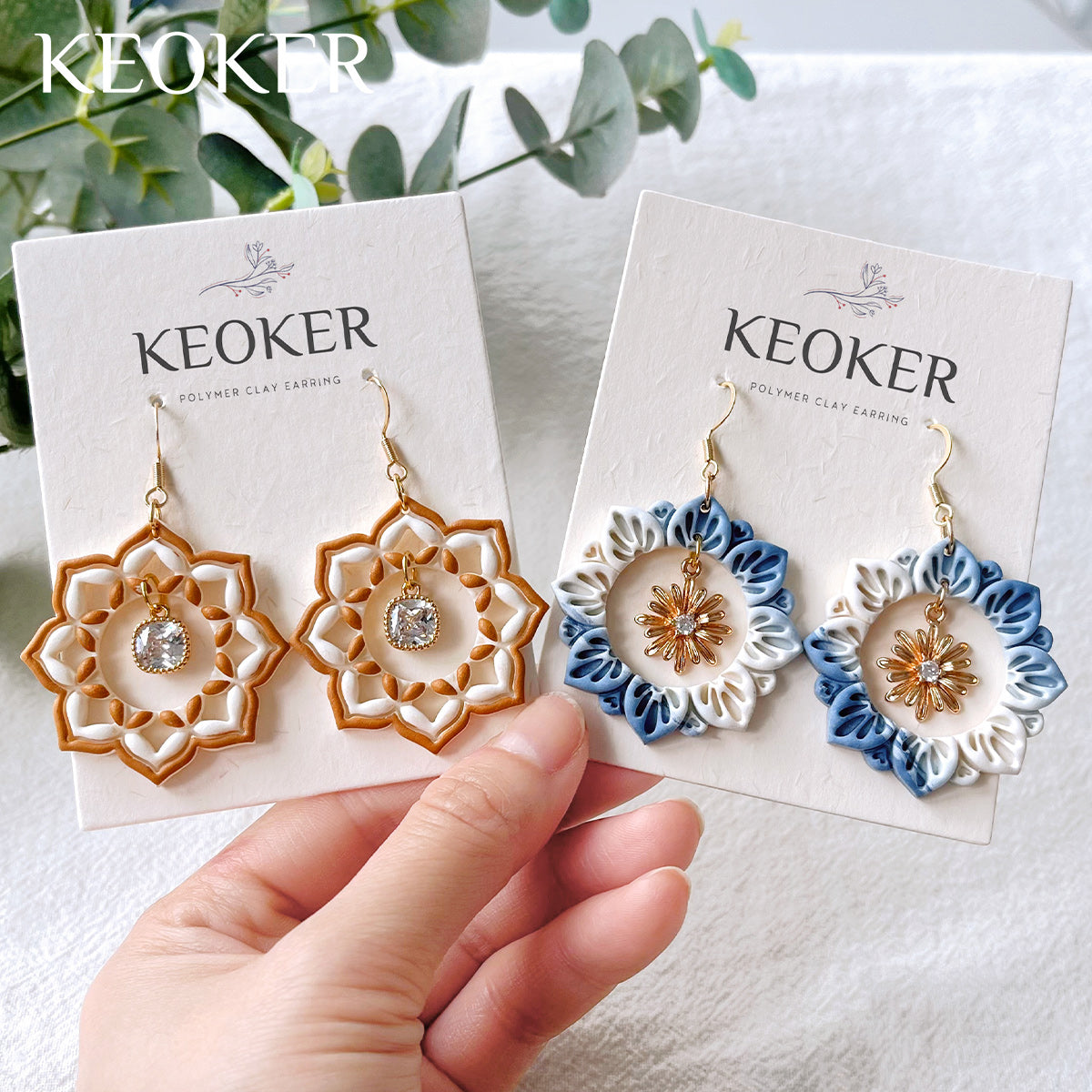 Keoker Mandala Circle Frame Polymer Clay Cutters