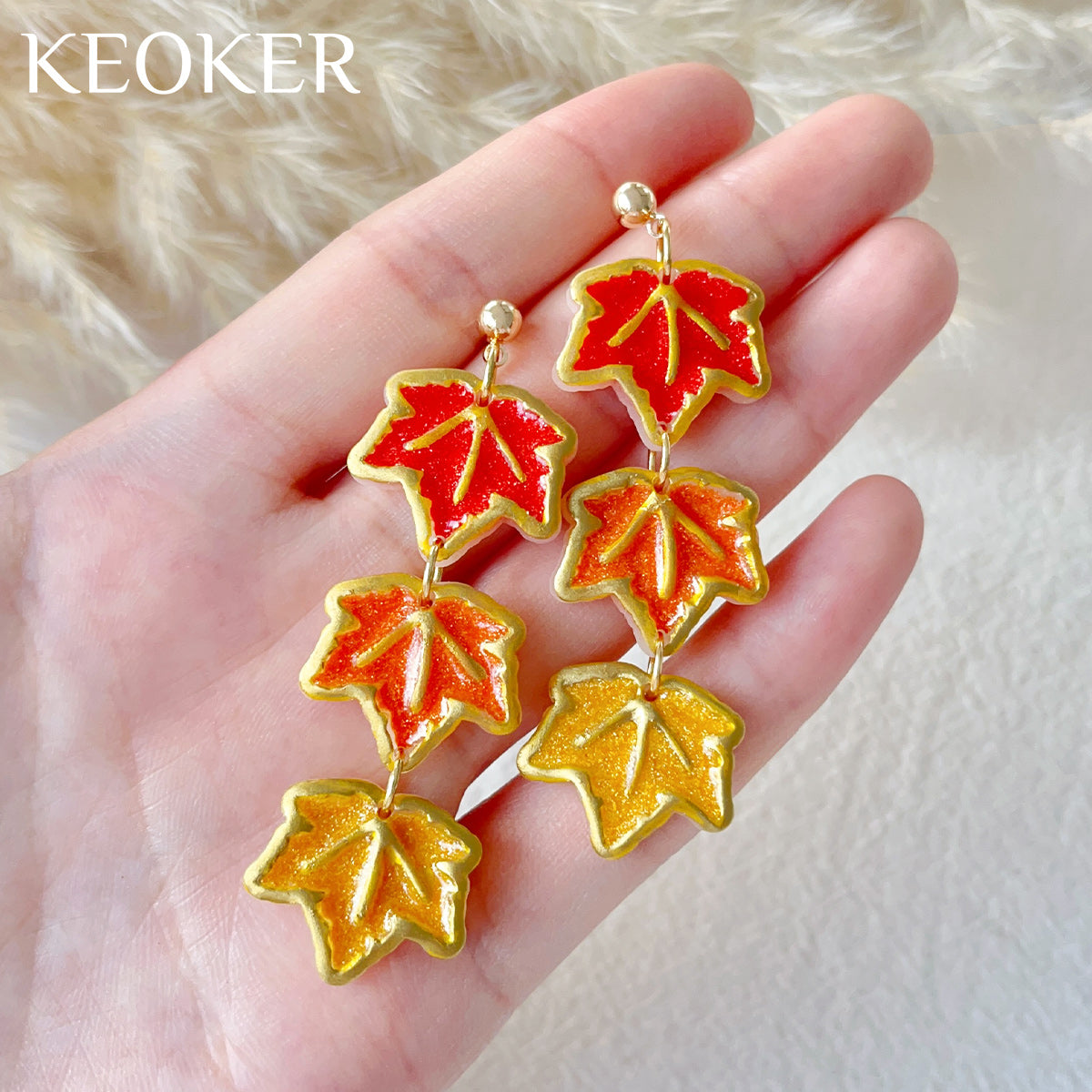 KEOKER Enamel Style Fall Polymer Clay Cutters