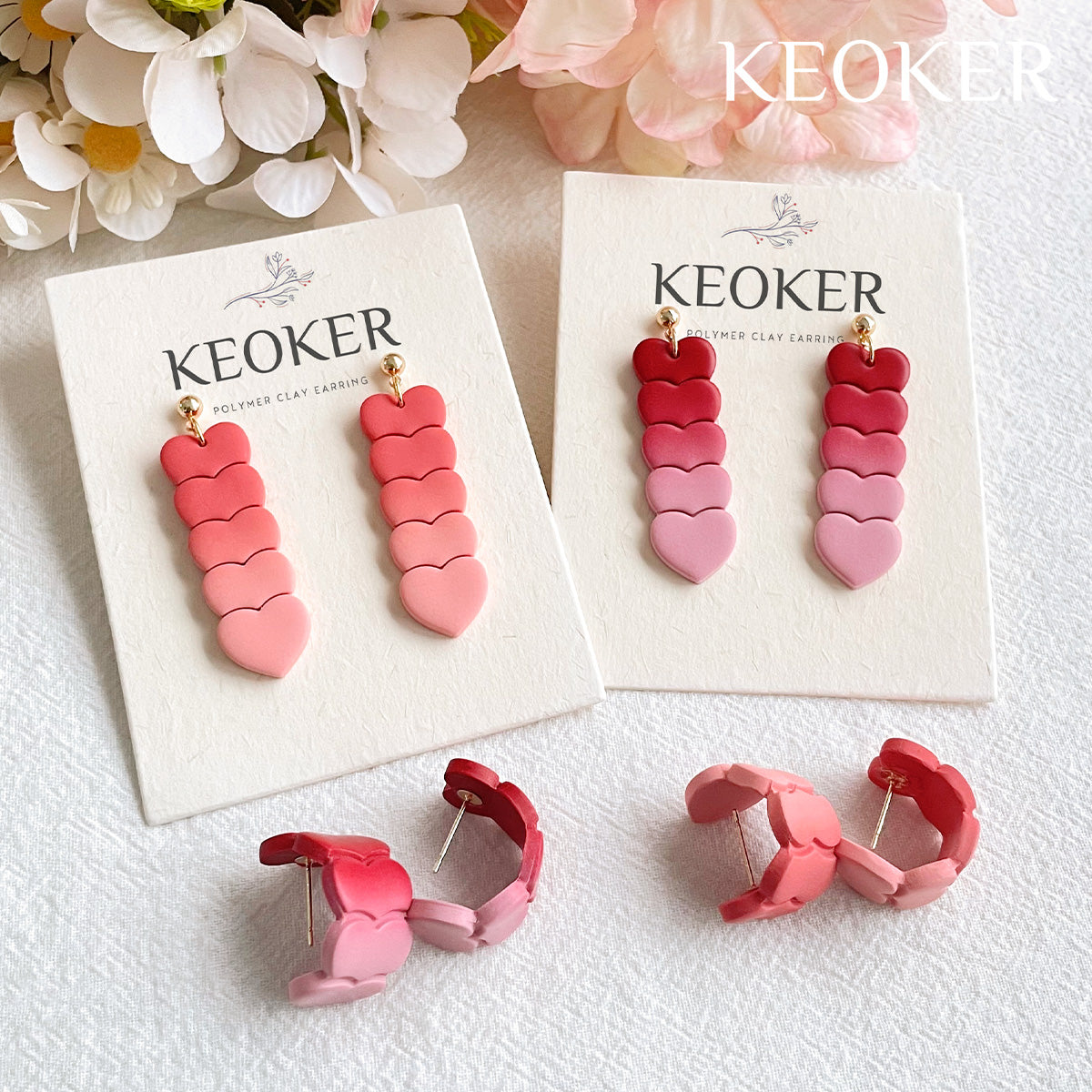 KEOKER Valentines Day Clay Cutters