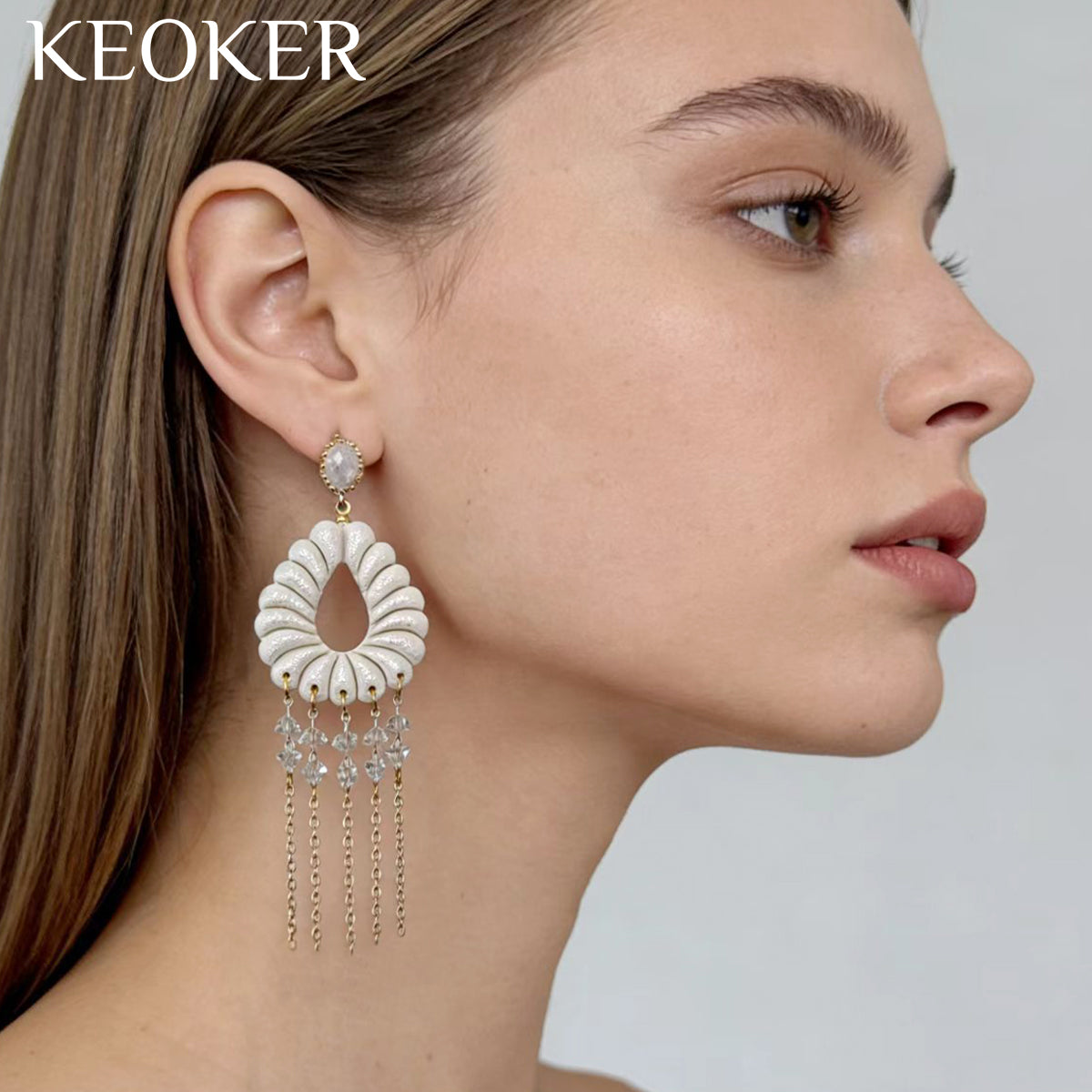 KEOKER Scalloped Drop Polymer Clay Cutters