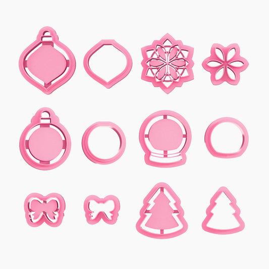 Keoker Christmas Embedded Clay Cutters