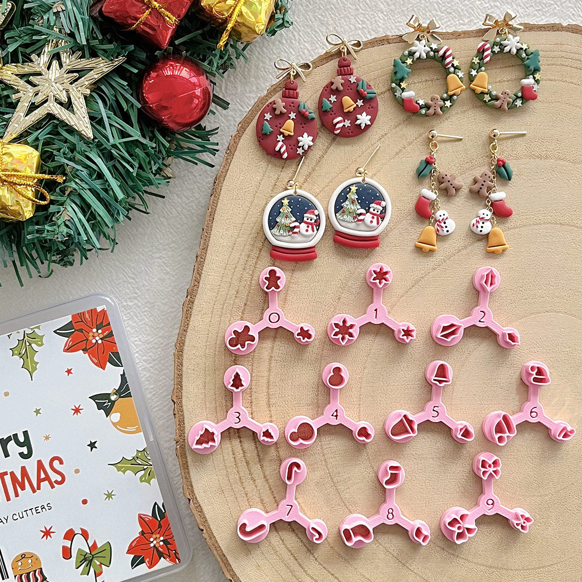 KEOKER Christmas Mini Polymer Clay Cutters