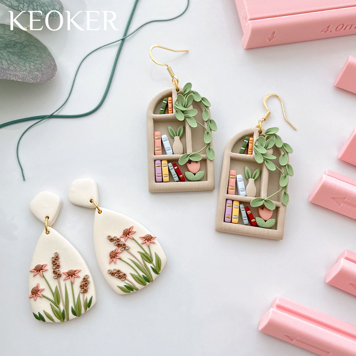 KEOKER clay tube hoop roller guide