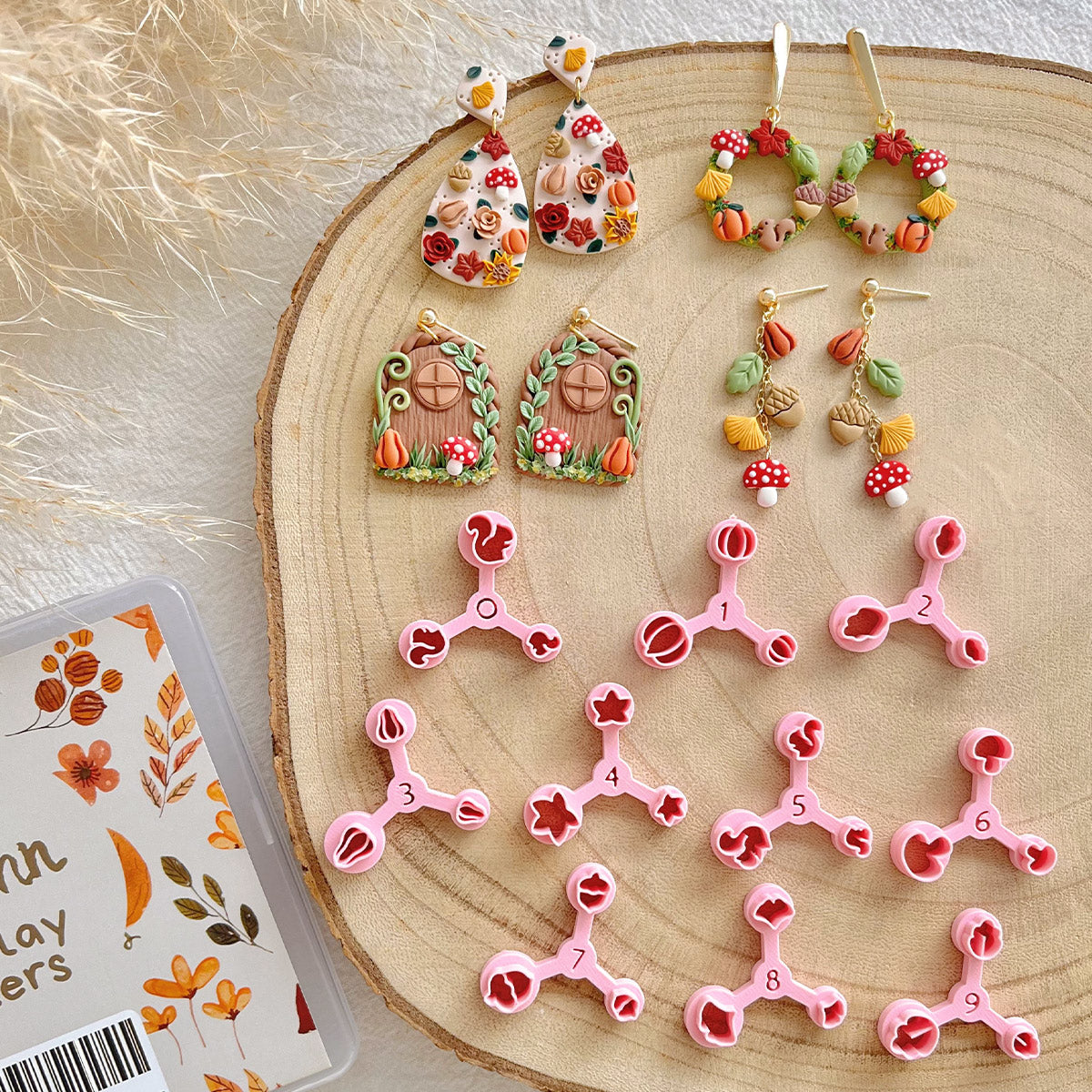 KEOKER Fall Mini Polymer Clay Cutters