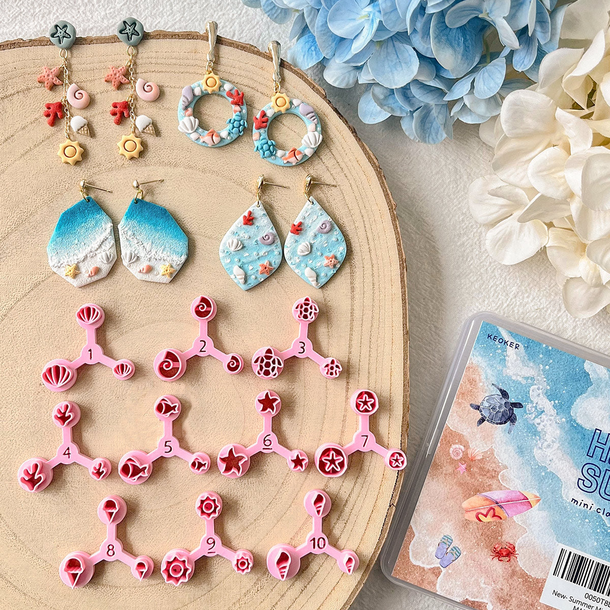 KEOKER Summer Polymer Clay Cutters