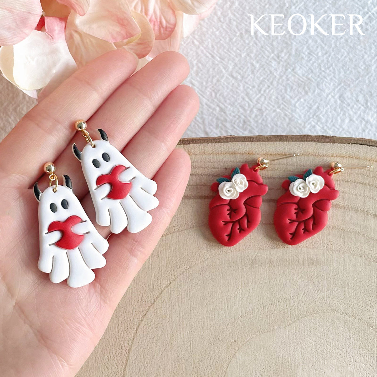 KEOKER Horror-Themed Valentines Day Clay Cutters
