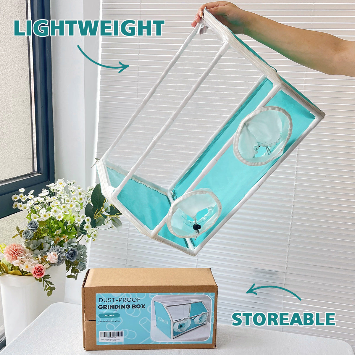 KEOKER Foldable Sanding Box