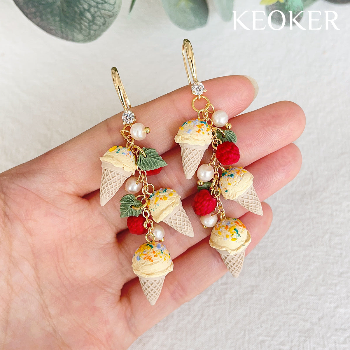 KEOKER Ice Cream Polymer Clay Molds