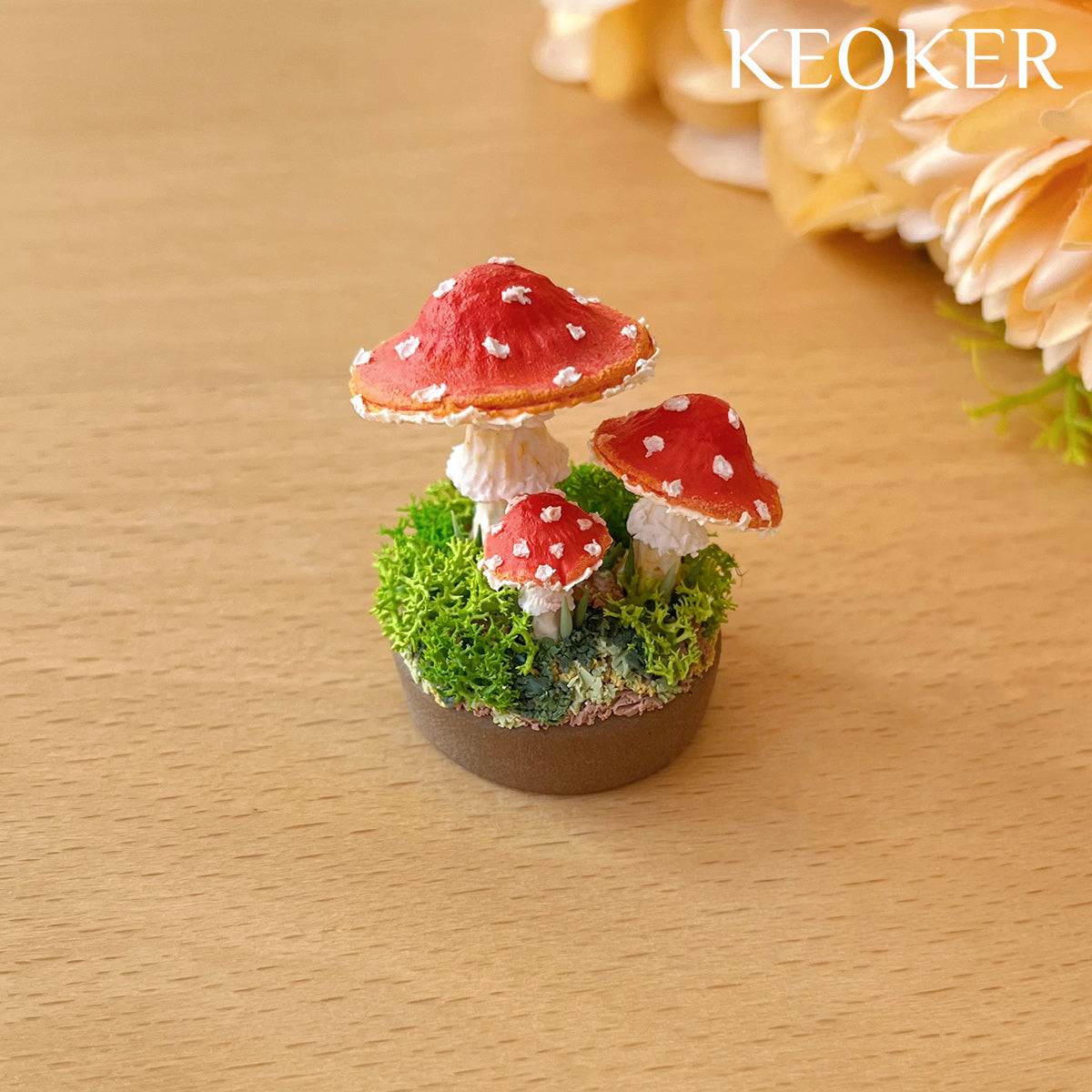 KEOKER Mushroom Polymer Clay Silicone Mold