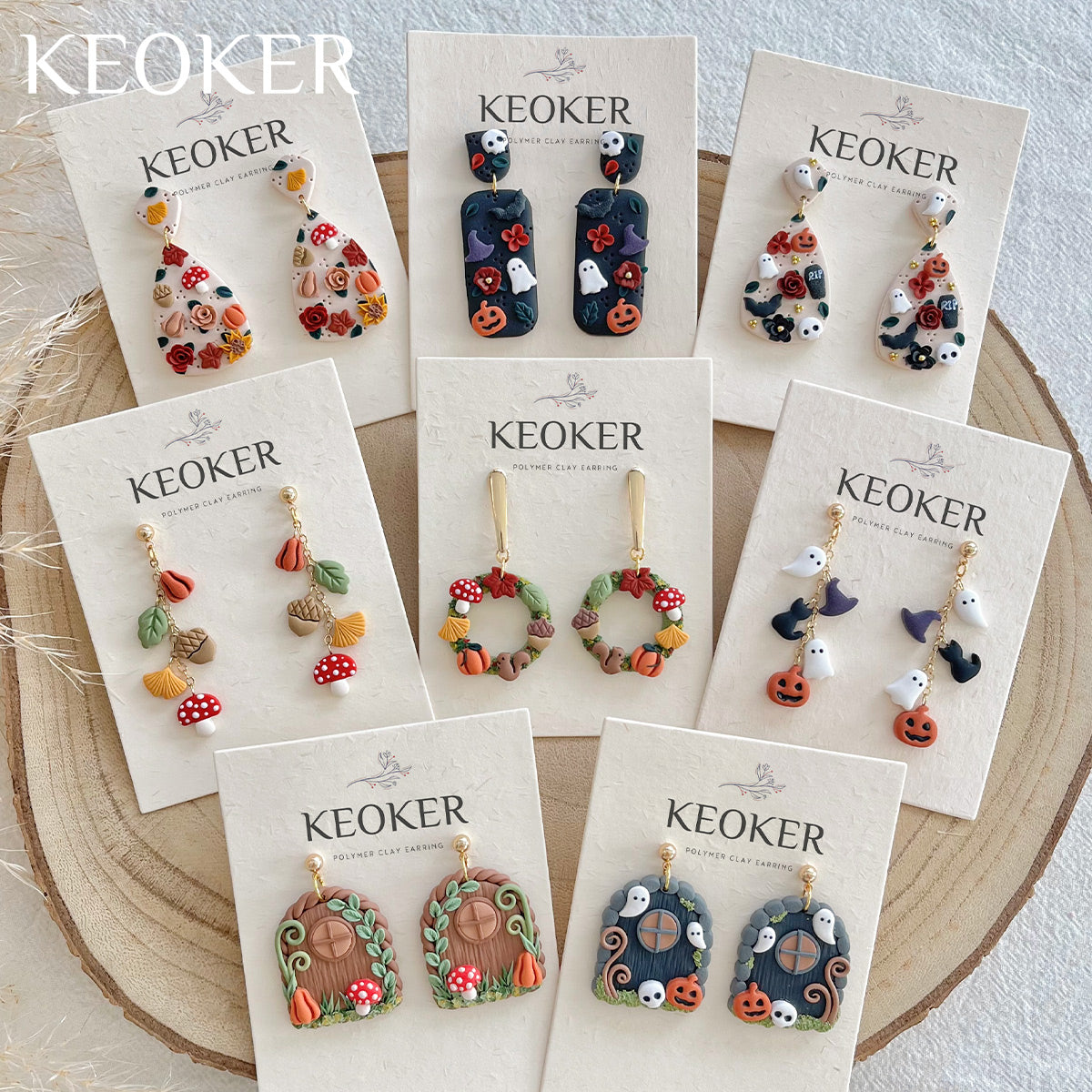 KEOKER Fall Mini Polymer Clay Cutters