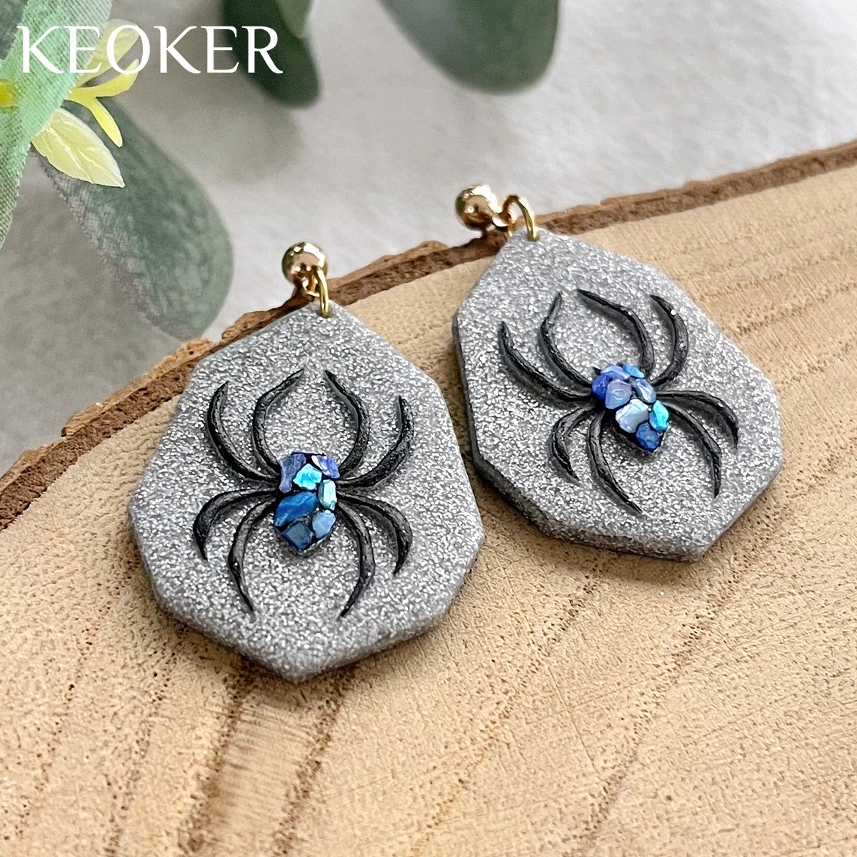 KEOKER Nature Insect & Reptile Clay Stamps