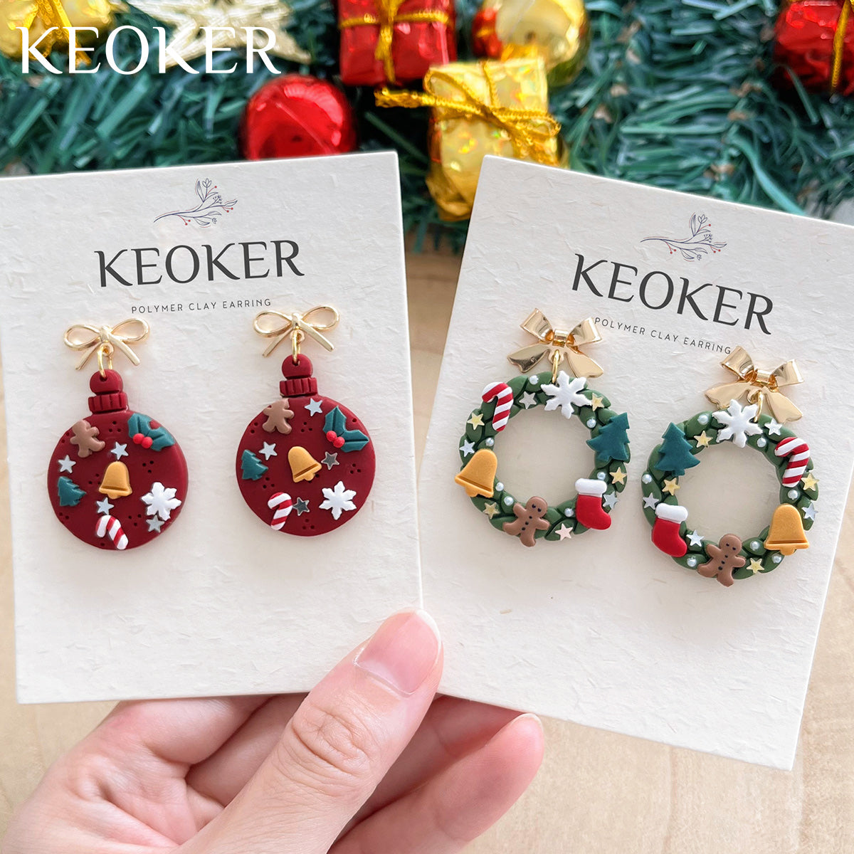KEOKER Christmas Mini Polymer Clay Cutters