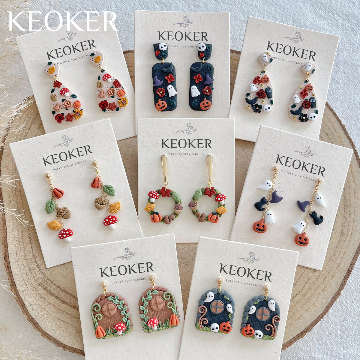 Keoker Mini Halloween Polymer Clay Cutters