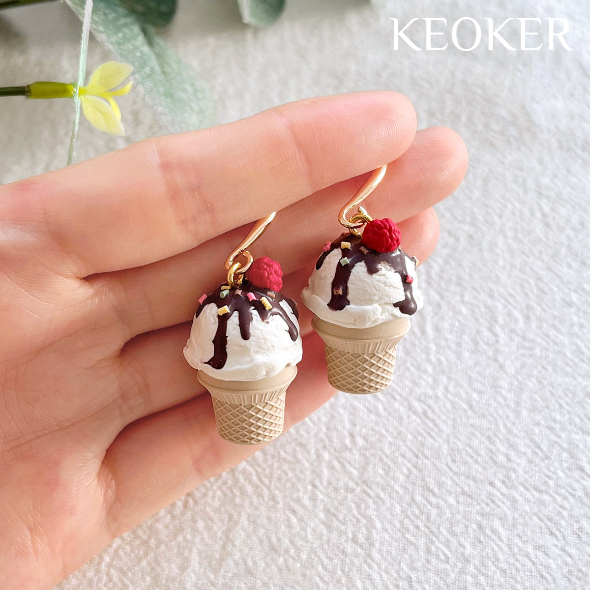 KEOKER Ice Cream Polymer Clay Molds
