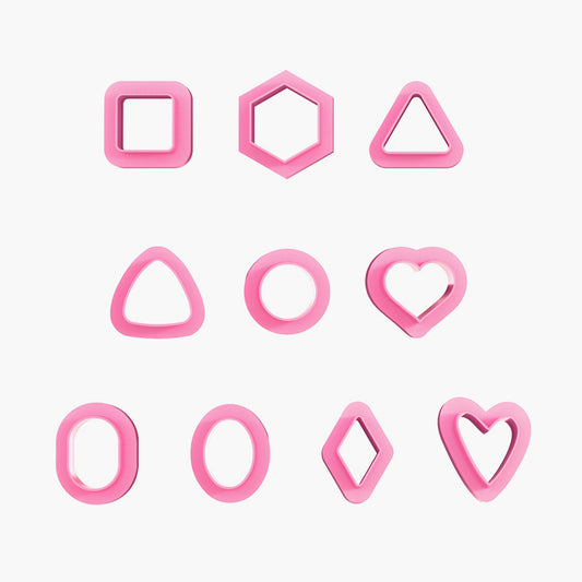 KEOKER Geometric Polymer Clay Cutters